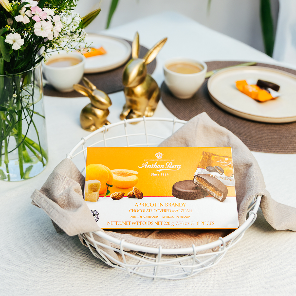 Snack Dolci all'Albicocca Ricoperti di Cioccolato, Ripieni di Marzapane e Brandy | Box da 12