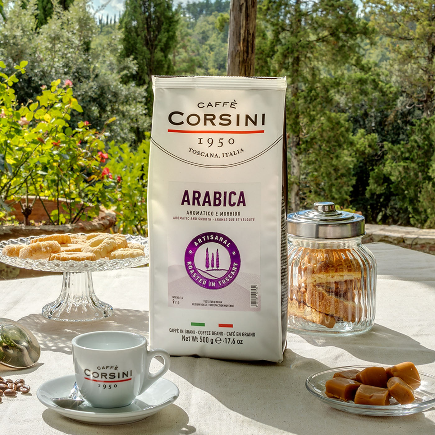 Caffè in grani 500g 100% Arabica