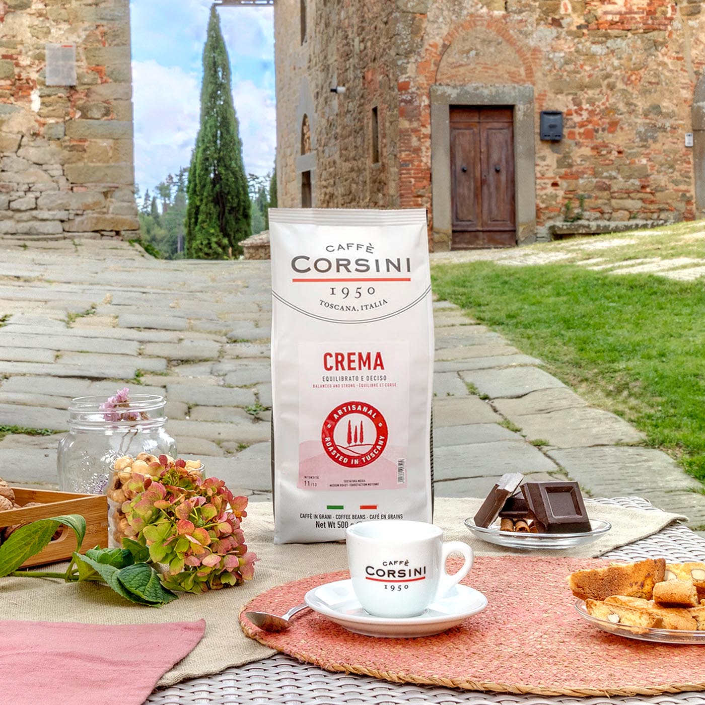 Nuova gamma di caffè, Crema, Caffè Corsini