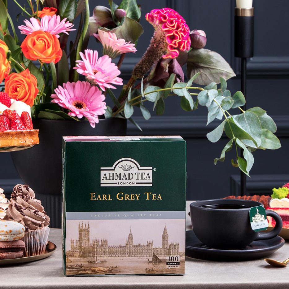Confezioni da 100 bustine filtro tè. Caffè Corsini, distributore esclusivo Italia del marchio Ahmad Tea