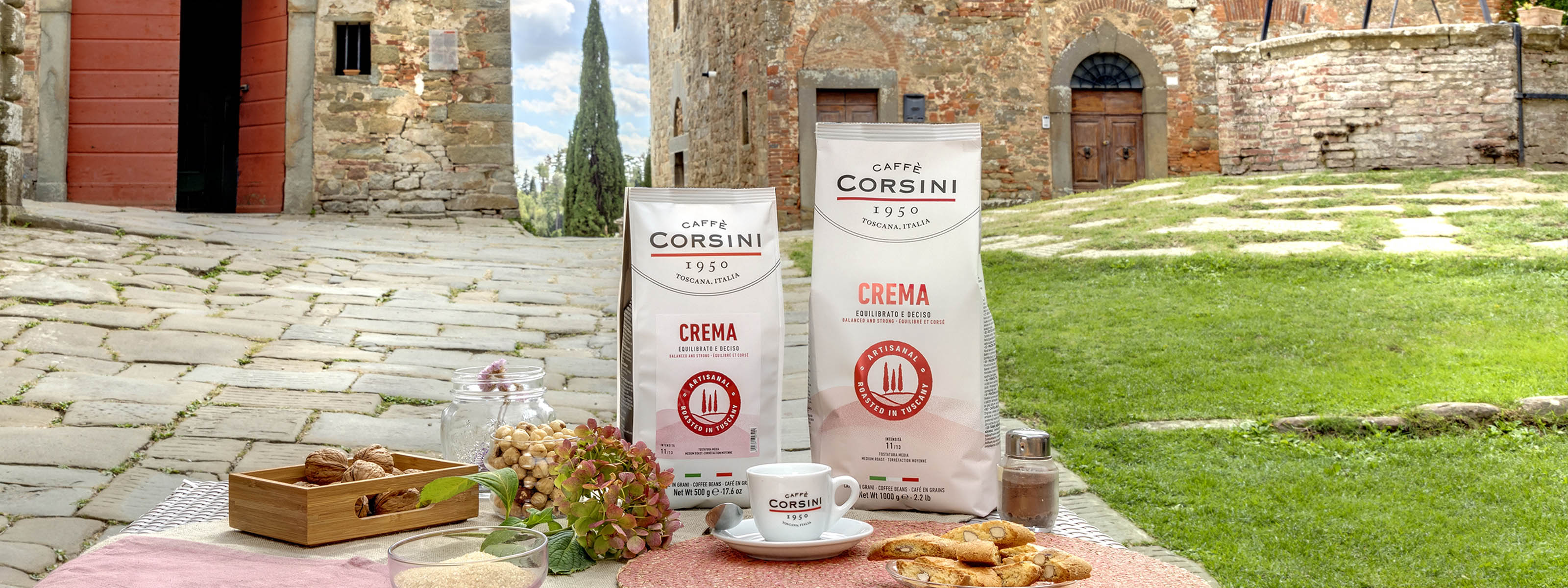Nuova gamma di caffè, Crema, Caffè Corsini