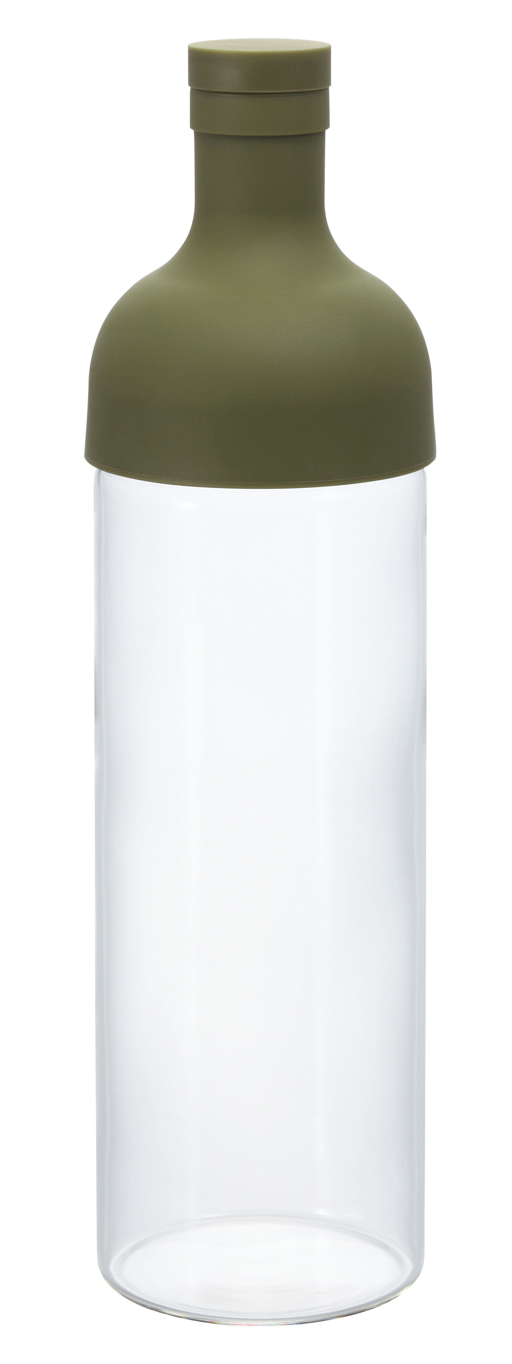 Bottiglia di vetro con filtro | Tappo verde | Hario
