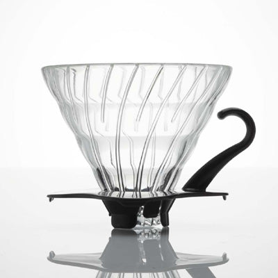 Hario vdg-02b coffee dripper nero in vetro