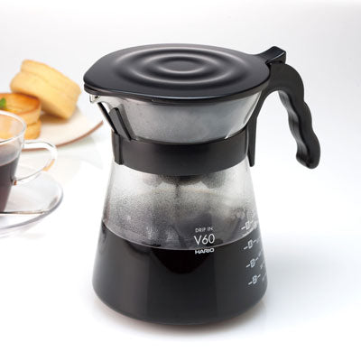 Caffettiera Hario V60-01 Per Microonde - In Vetro, 360 Ml, Per 2 Tazze, Nero - Foto 9