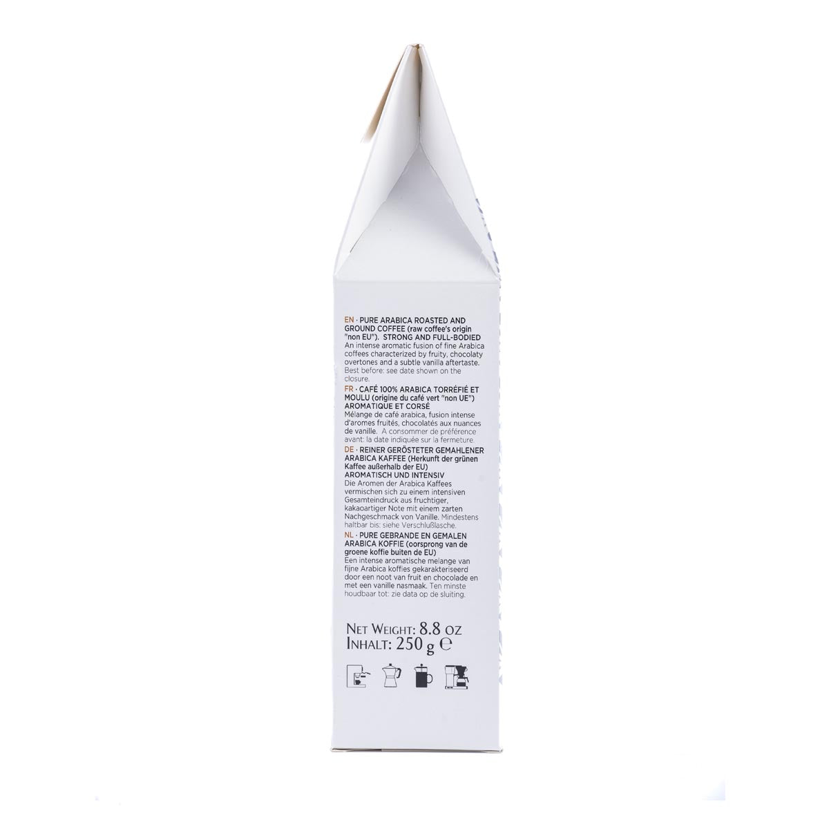 Caffè macinato | Aromatico e Cremoso | 100% Arabica | 250g