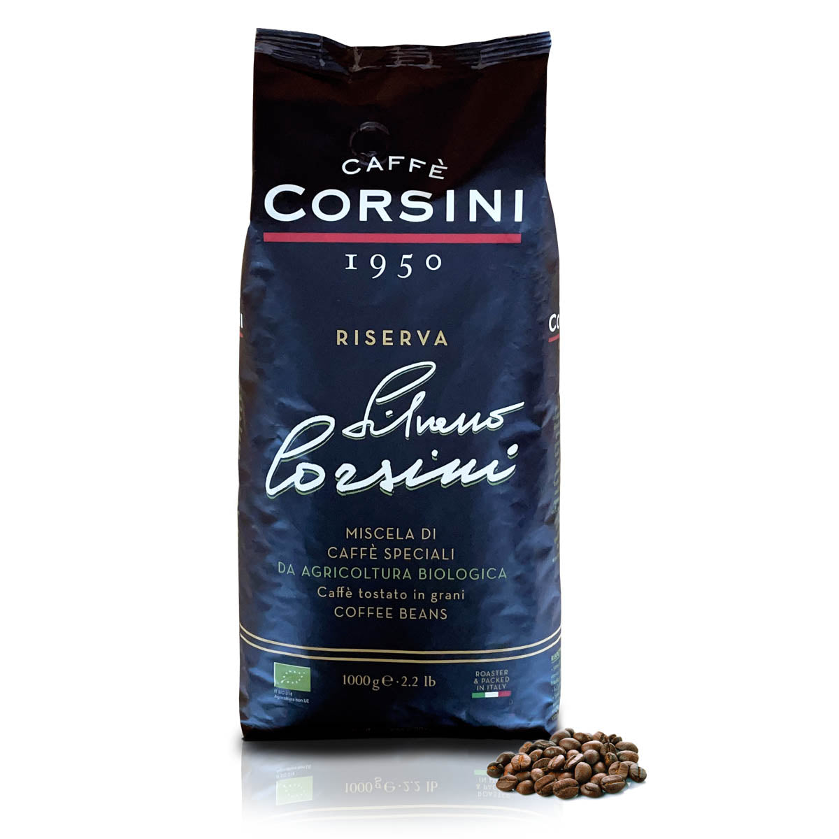 Caffè in grani | Riserva Silvano Corsini da Agricoltura Biologica | 1 Kg