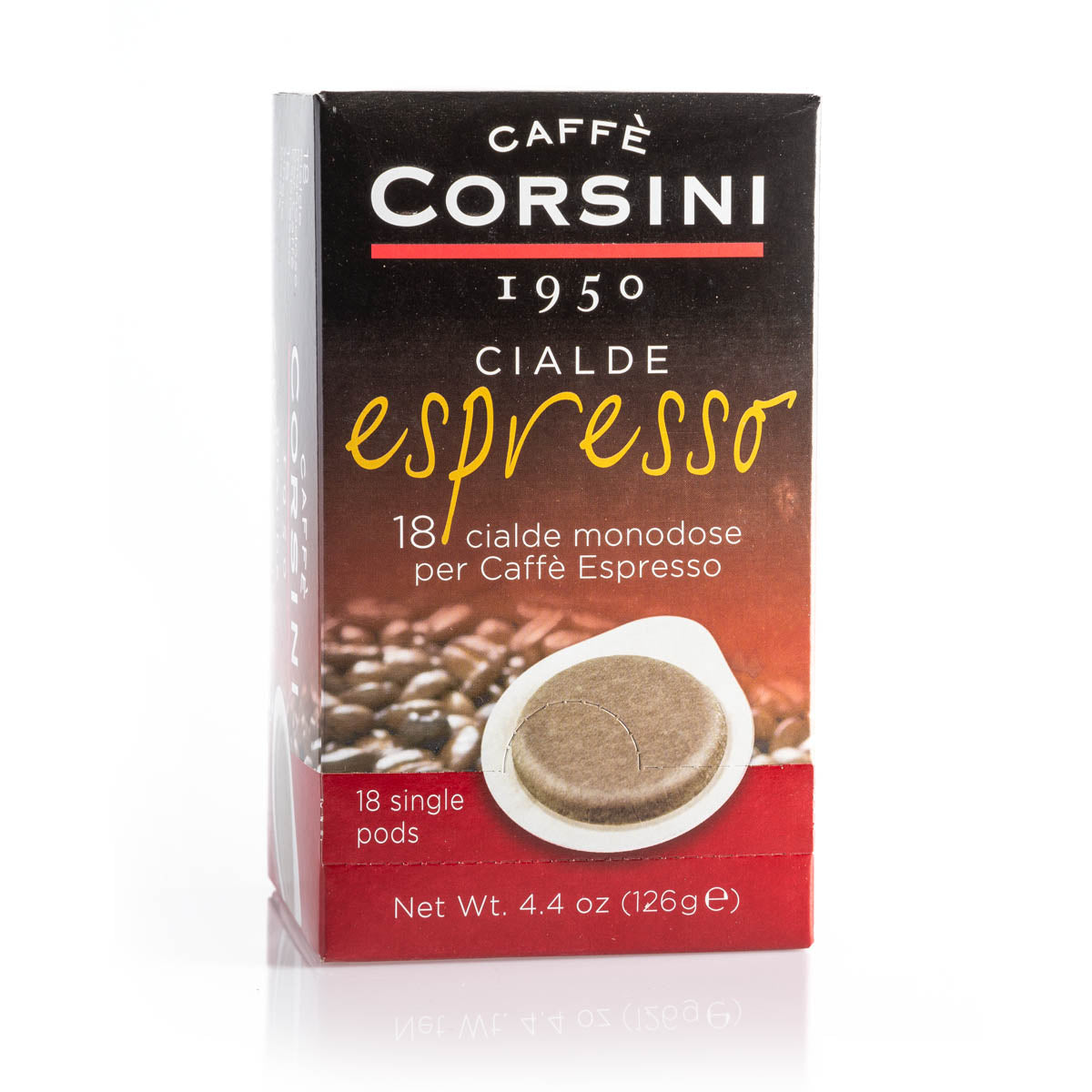 Caffè in cialde | Espresso | 18 pezzi | Cartone con 12 confezioni