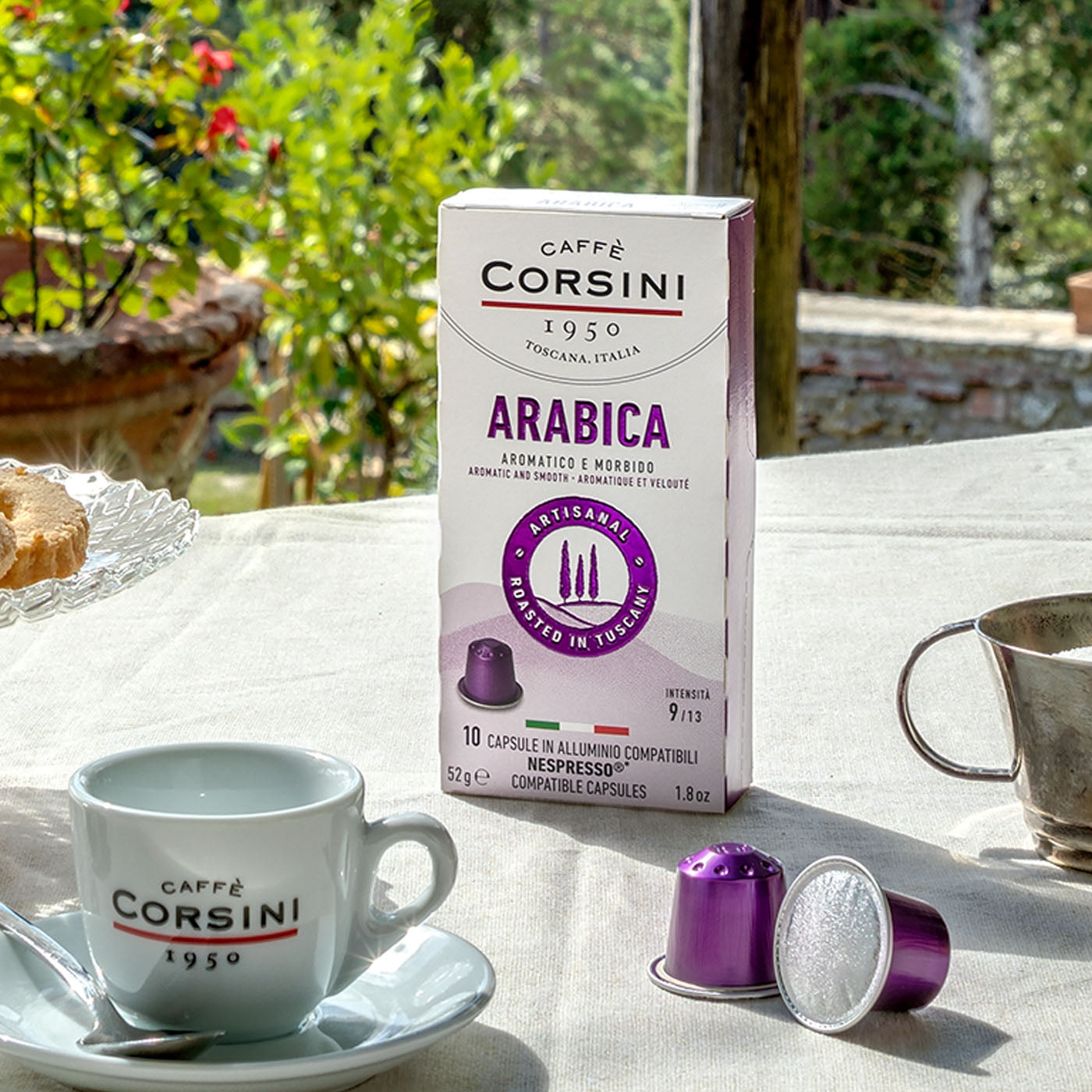 10 capsule compatibili Nespresso® | 100% Arabica | Nuova gamma Caffè Corsini | Cartone da 10