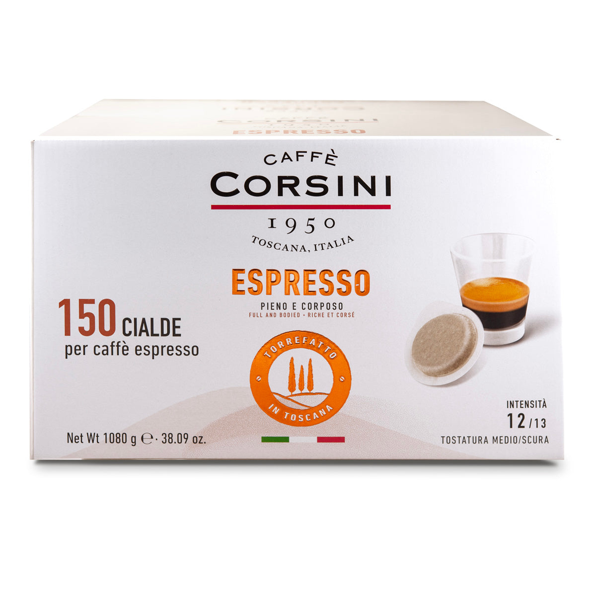 Coffee pods | Espresso, full and bodied | 150 pieces