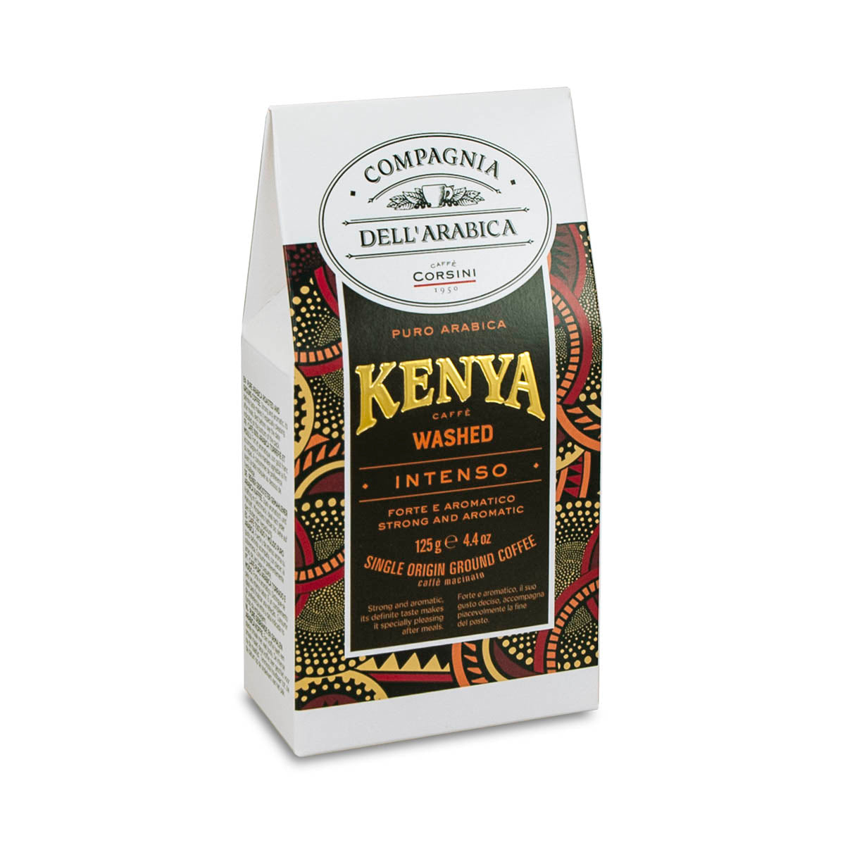 Ground coffee | Kenya Washed | 100% Arabica | Pack of 125g
