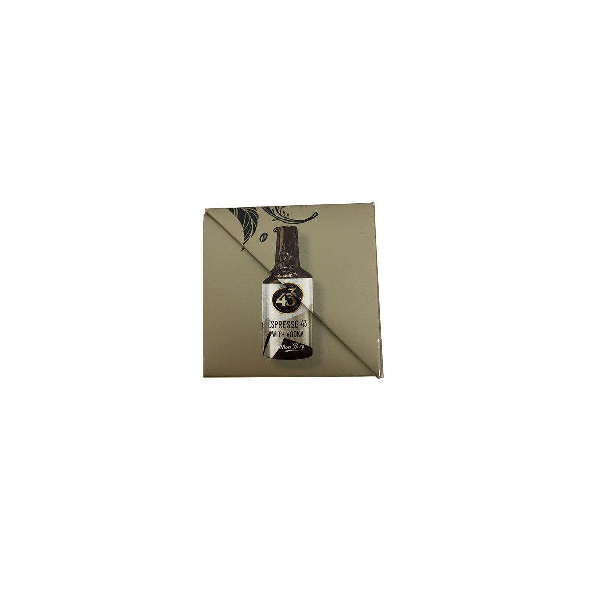 Berg | Cocktail collection | 14 bottigliette al cioccolato con liquori assortiti | 219g | Cartone da 18