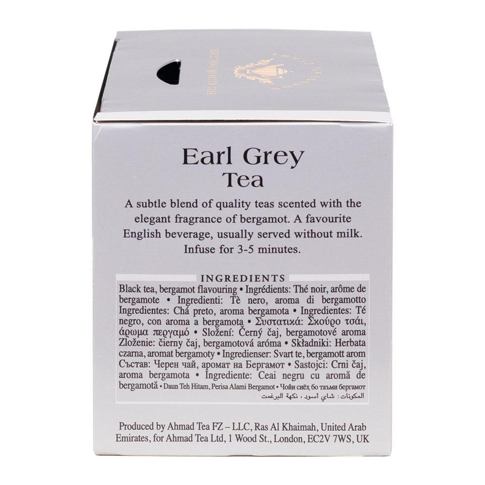 Earl Grey | 20 bustine per confezione | Cartone da 6