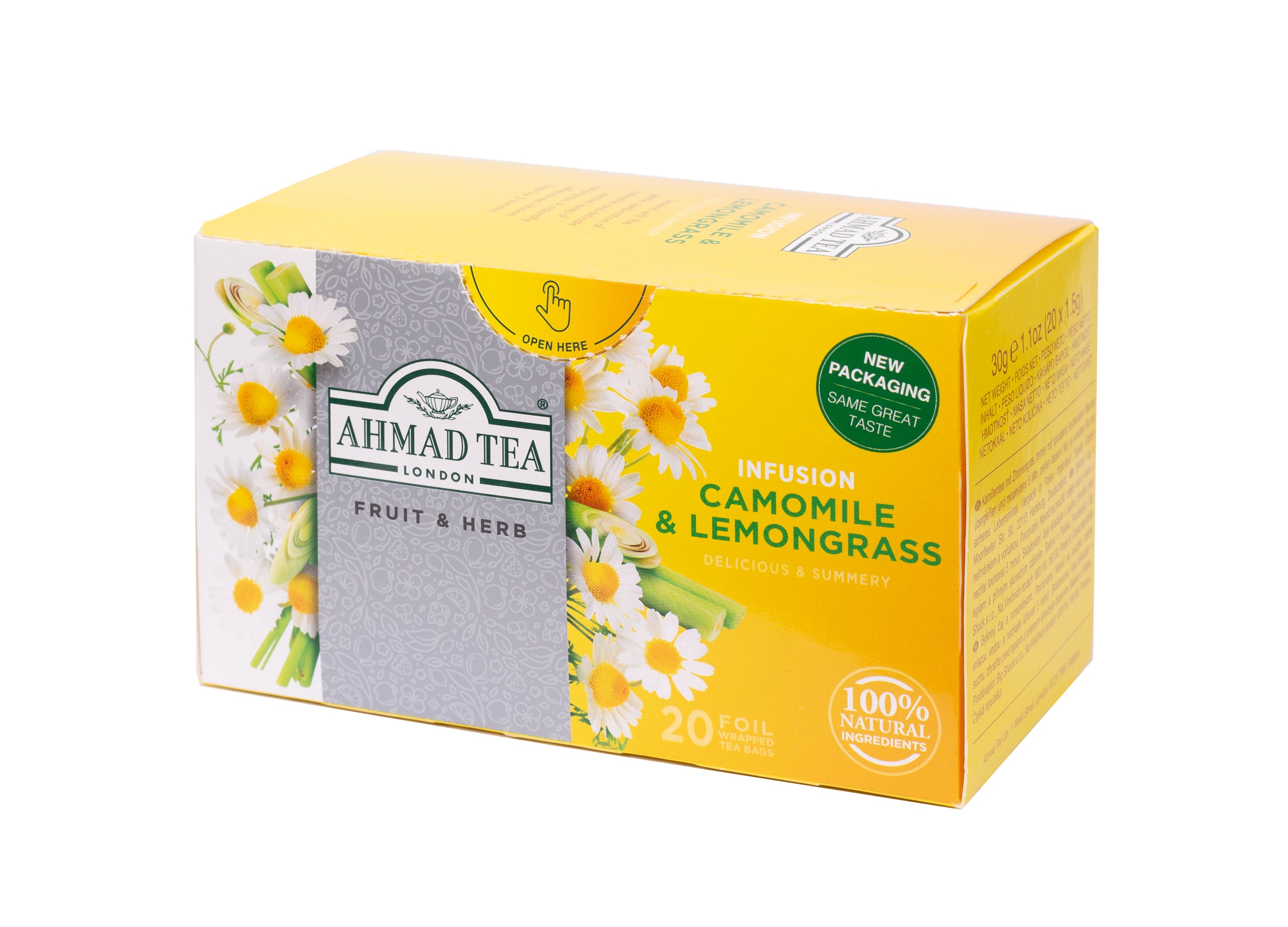 Infuso Camomilla e citronella | 20 bustine per confezione | Cartone con 6 confezioni