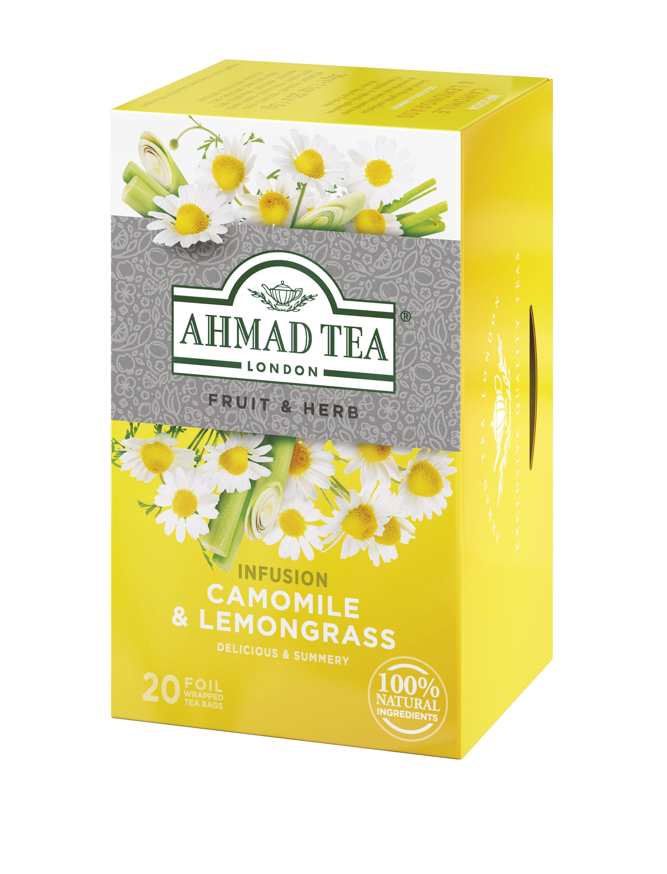 Infuso Camomilla e citronella | 20 bustine per confezione | Cartone con 6 confezioni