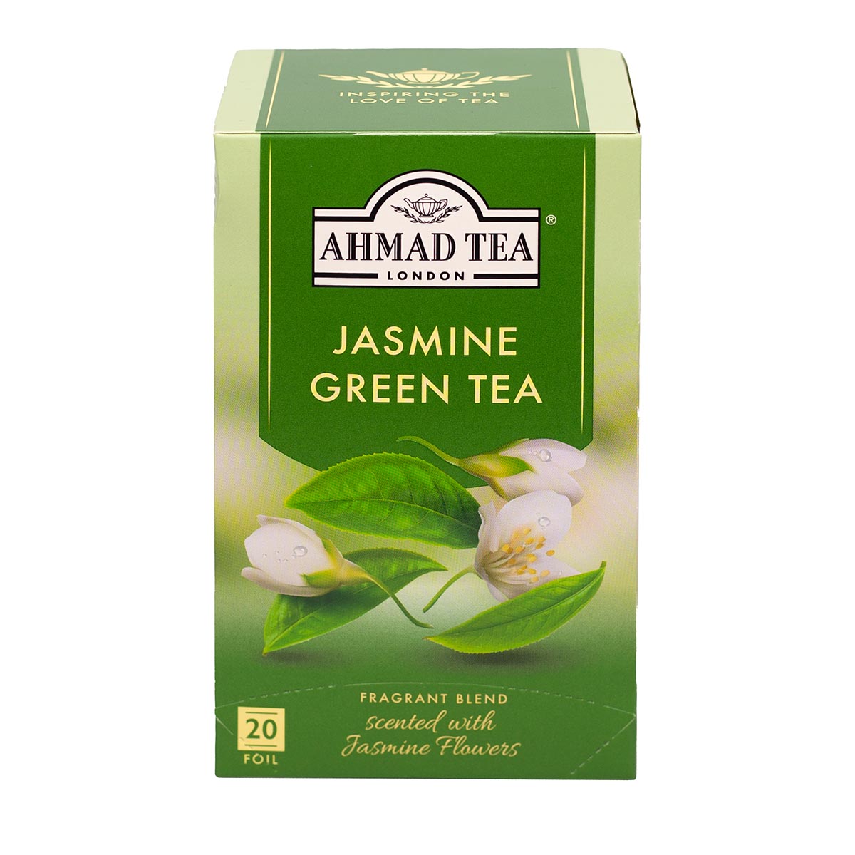 Tè verde Jasmine Romance | 20 bustine per confezione | Cartone con 6 confezioni