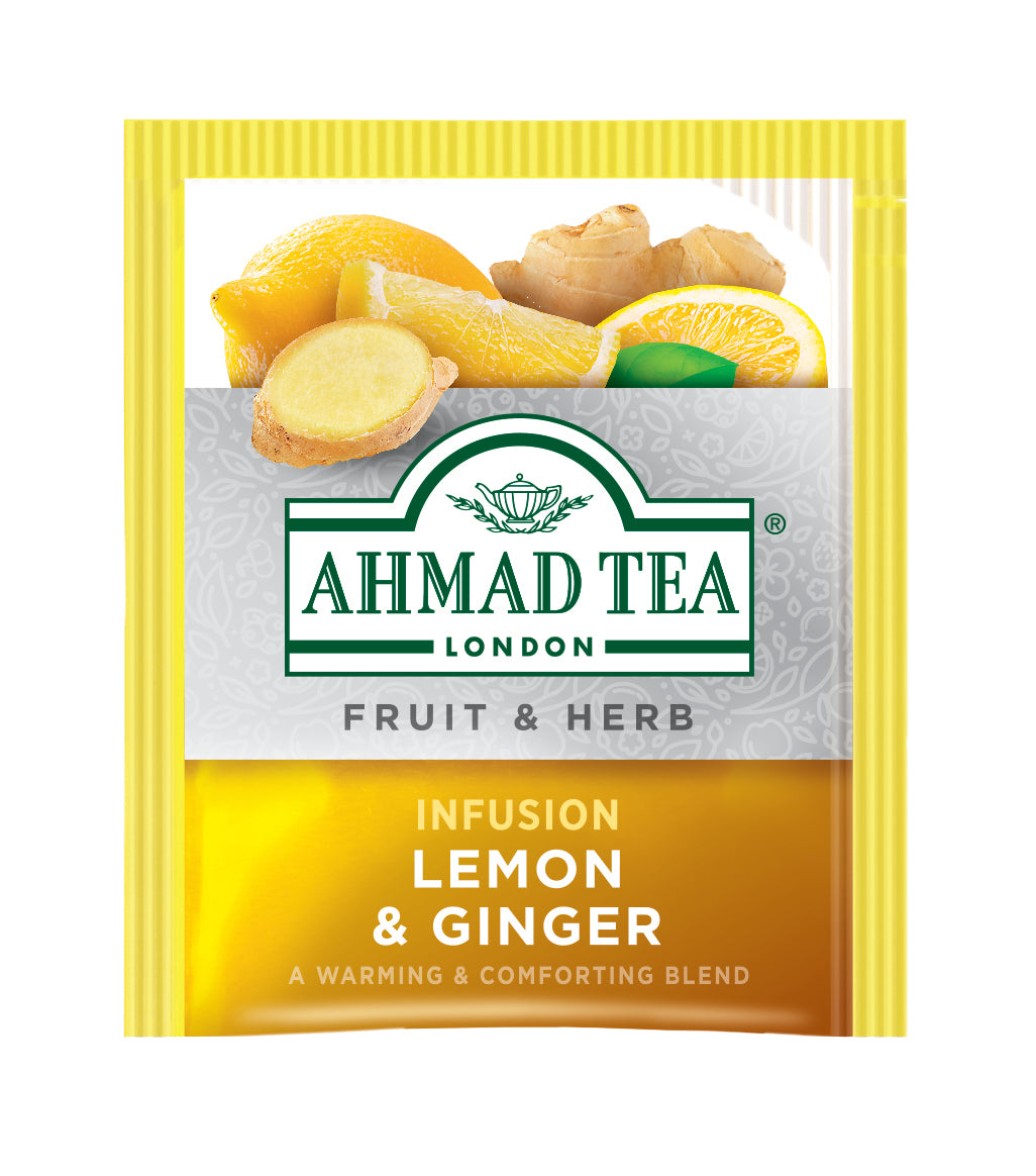 Infuso limone e zenzero | Ahmad Tea | 20 bustine