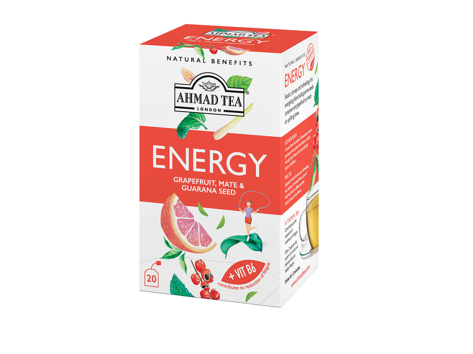 Tisana Energy | 20 bustine per confezione | Cartone con 6 confezioni