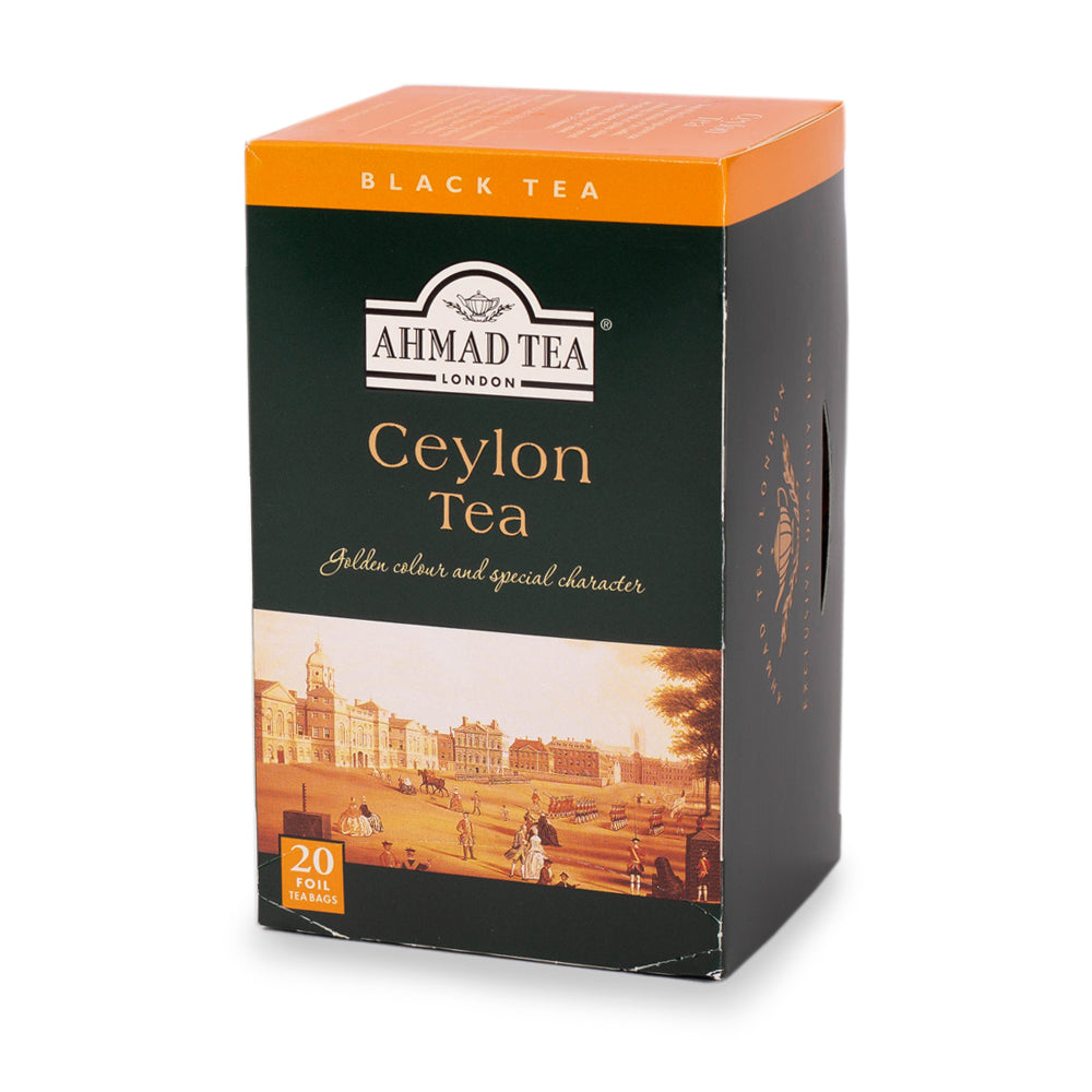 Tè nero Ceylon | Black Tea | 20  bustine per confezione | Cartone con 6 confezioni