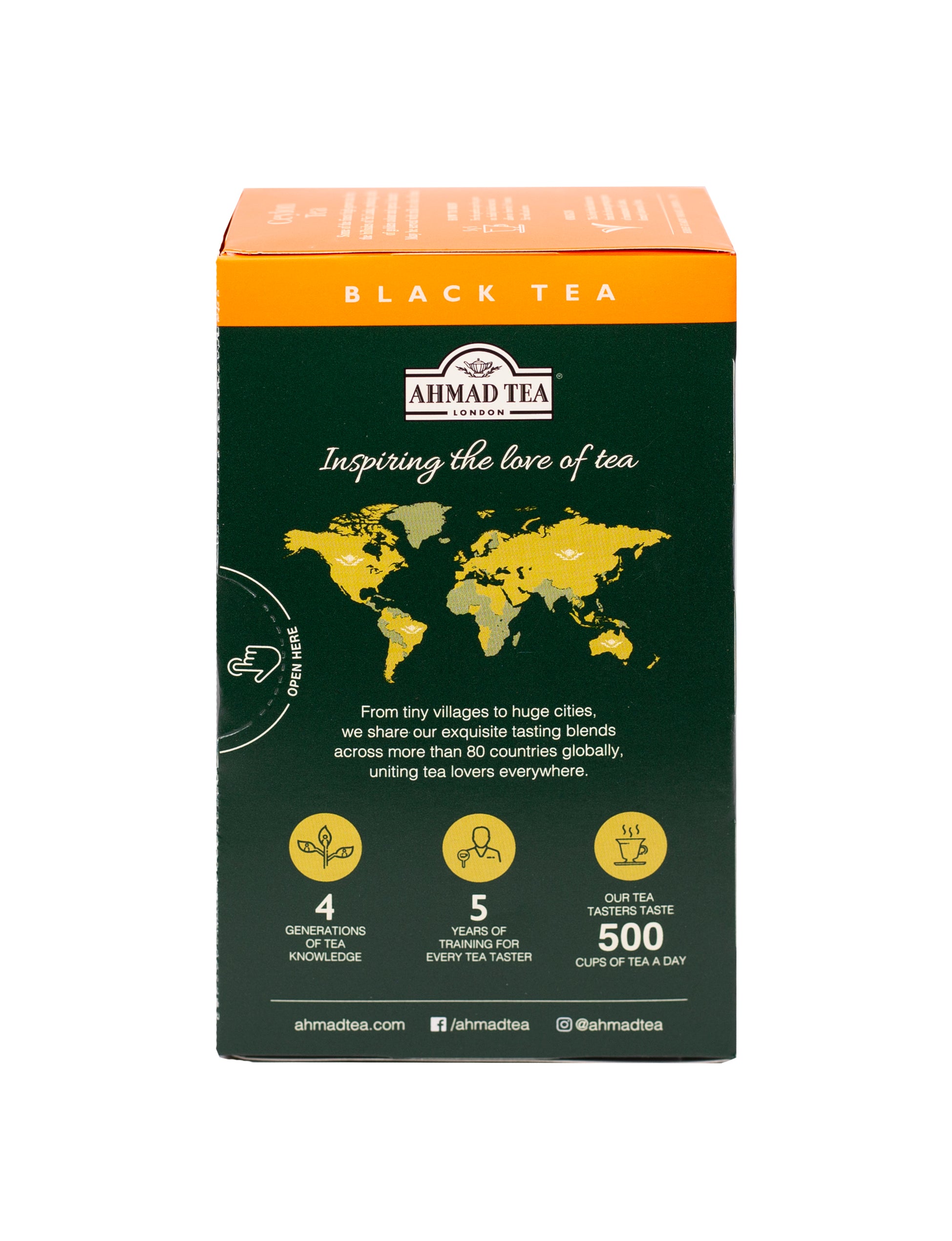 Tè nero Ceylon | Black Tea | 20  bustine per confezione | Cartone con 6 confezioni