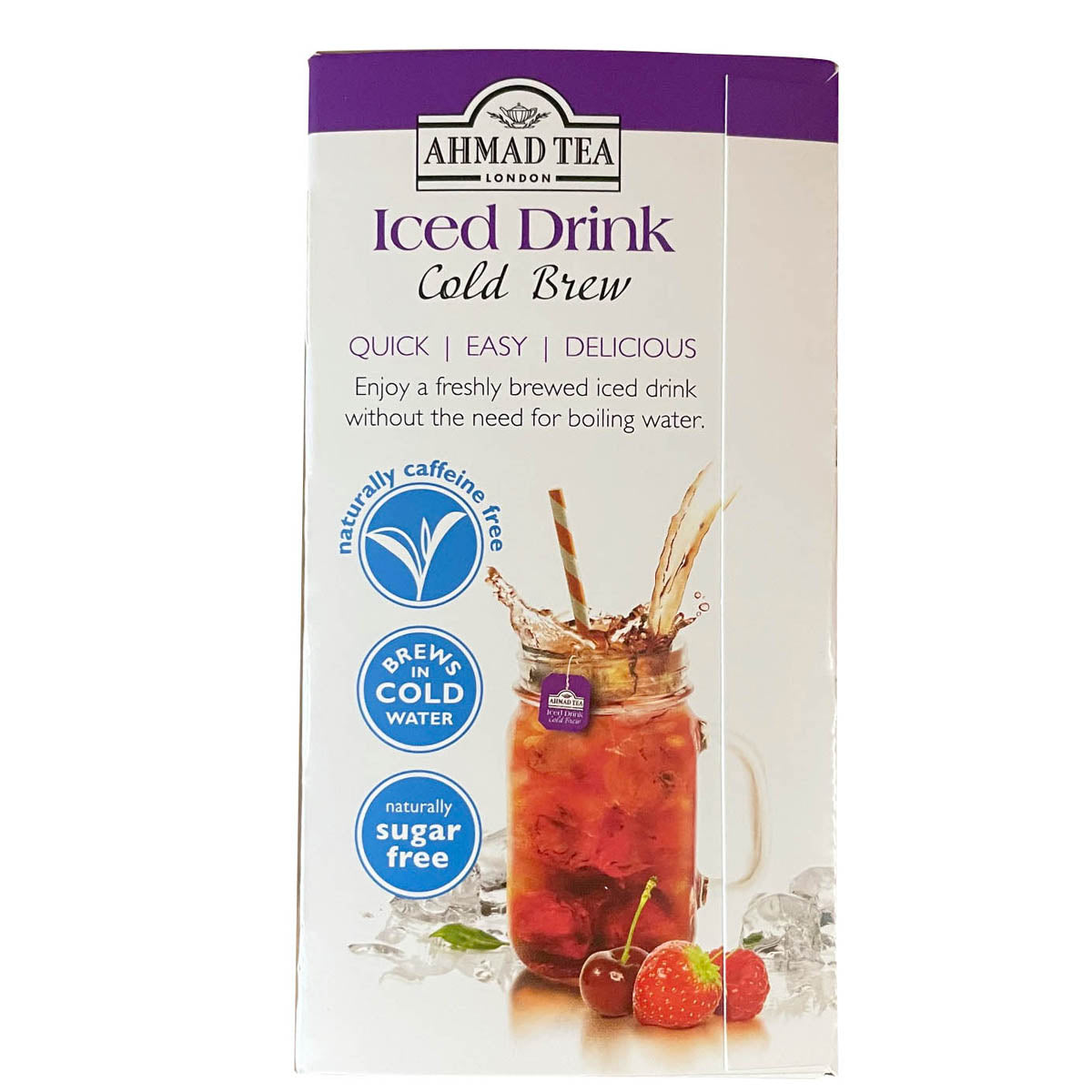 Cold brew | Infuso| Ciliegia e Fragola | 20 bustine per confezione | Cartone con 6 confezioni
