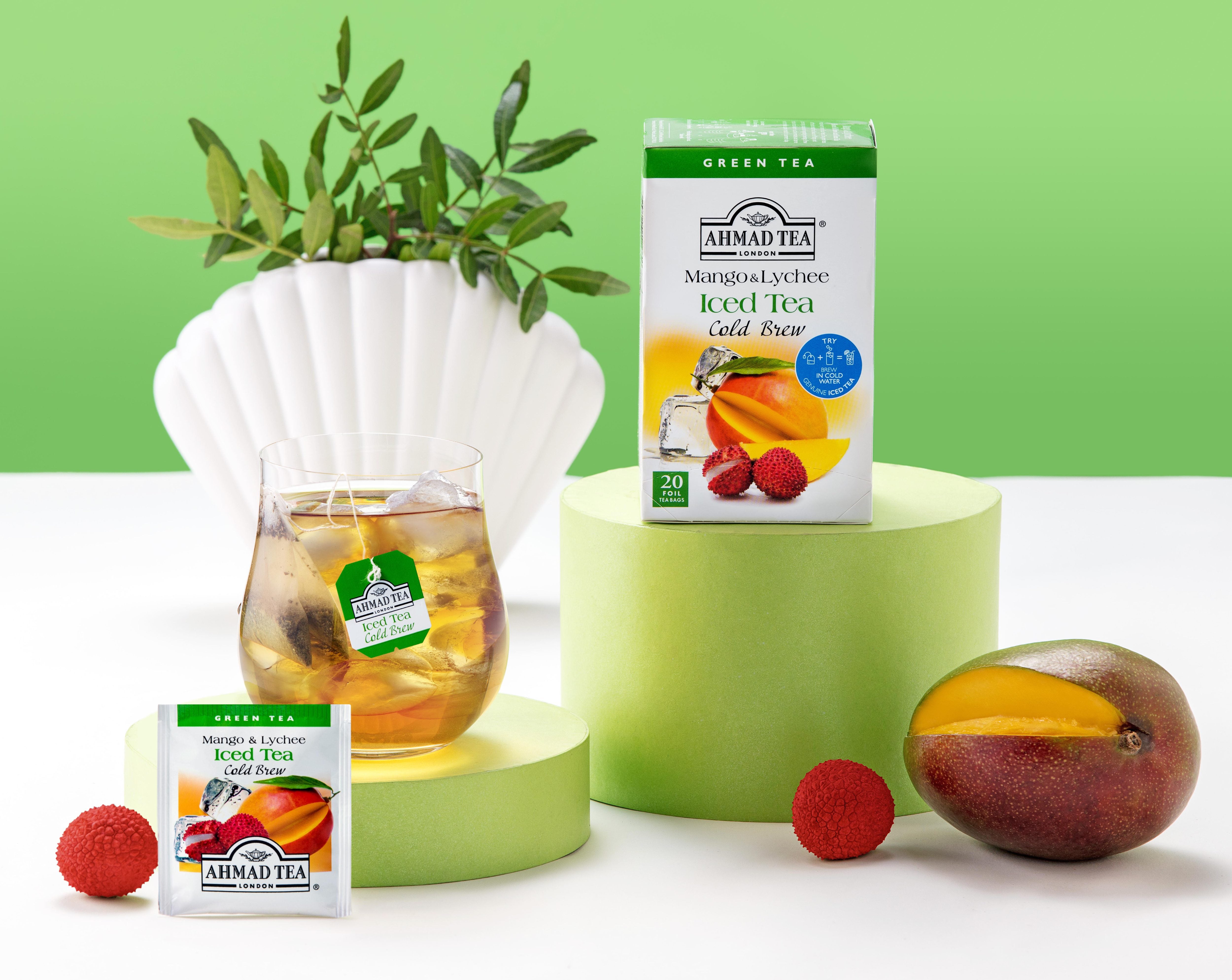 Tè verde Mango & Lychee | Ahmad Tea | 20 bustine