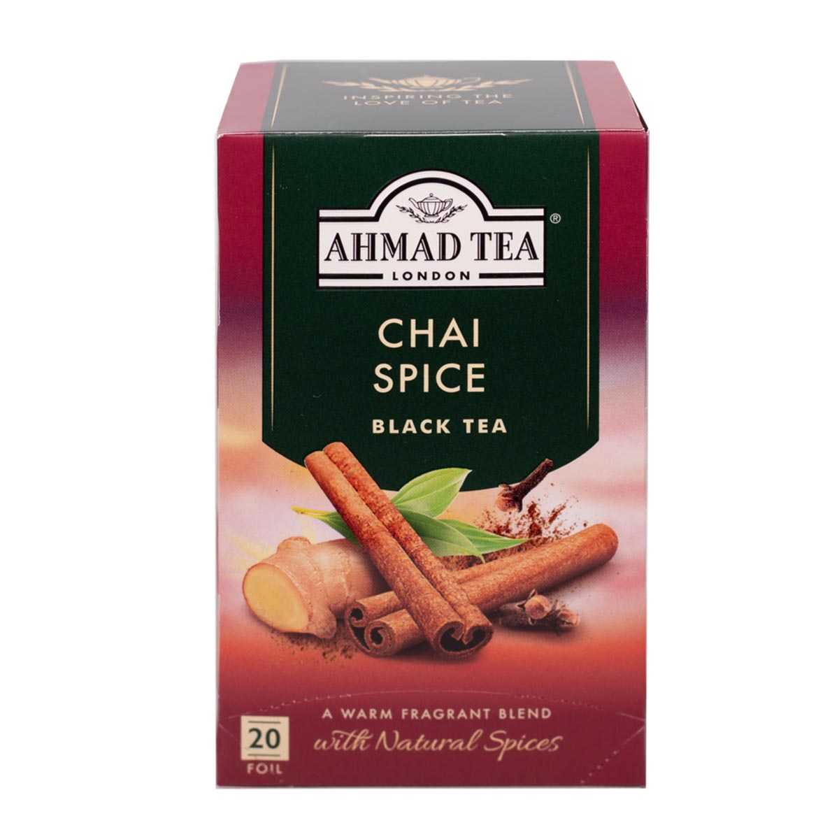Tè nero Chai Spice | 20 bustine per confezione | Cartone da 6