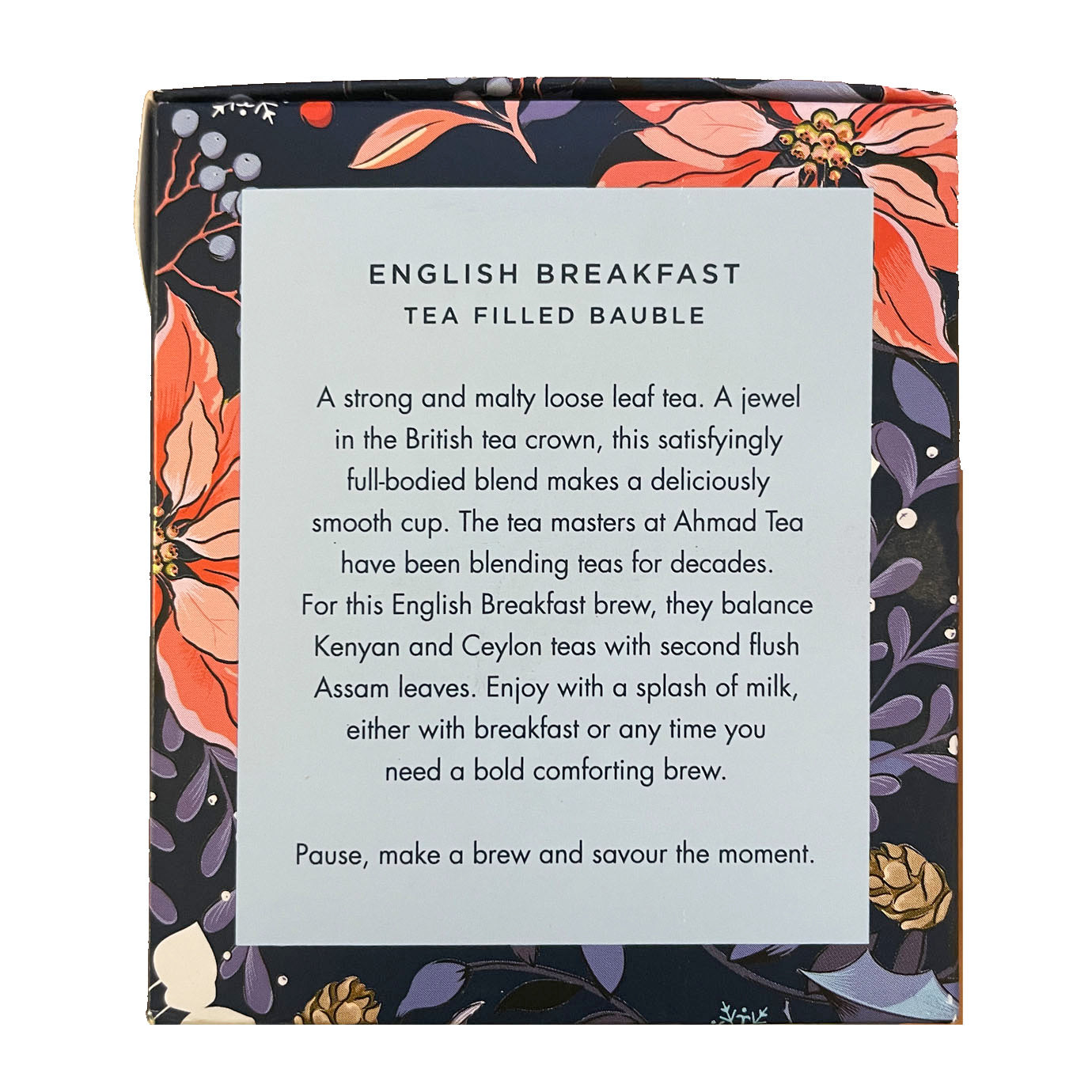 Pallina di Natale con tè sfuso in foglie | Winter Wonder | Tè English Breakfast | 25g
