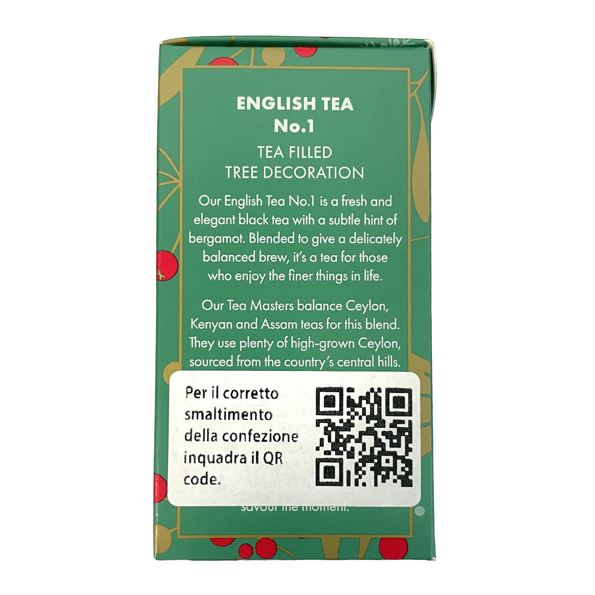 Alberino di Natale con tè sfuso in foglie | Winter Blossom | English Tea n°1 | 25g