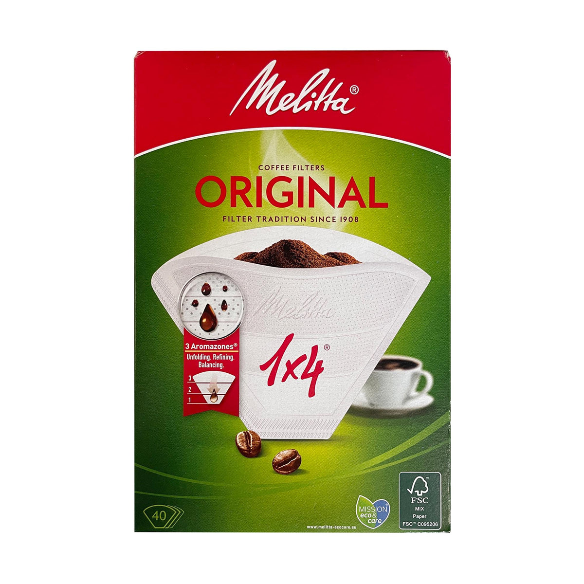 Confezione da 100 filtri per caffè in carta monouso, naturali Confezione da 100 filtri per caffè in carta monouso, naturali