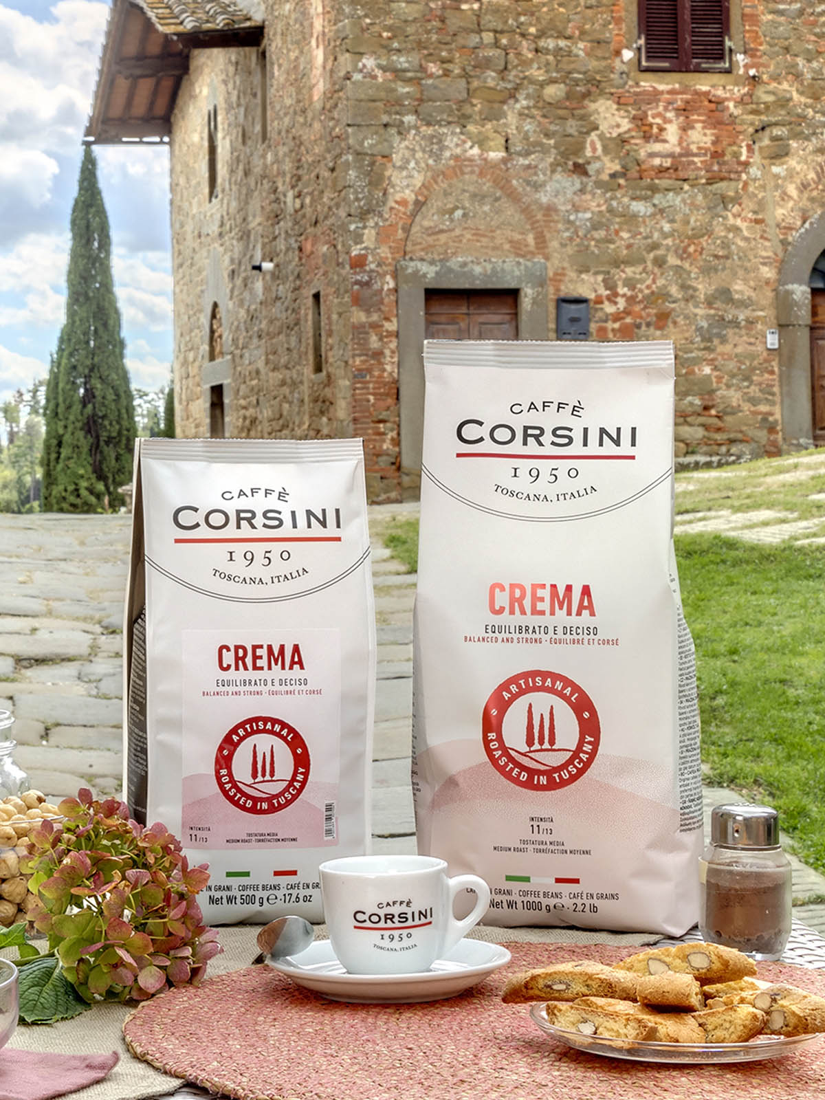 Nuova gamma di caffè, Crema, Caffè Corsini