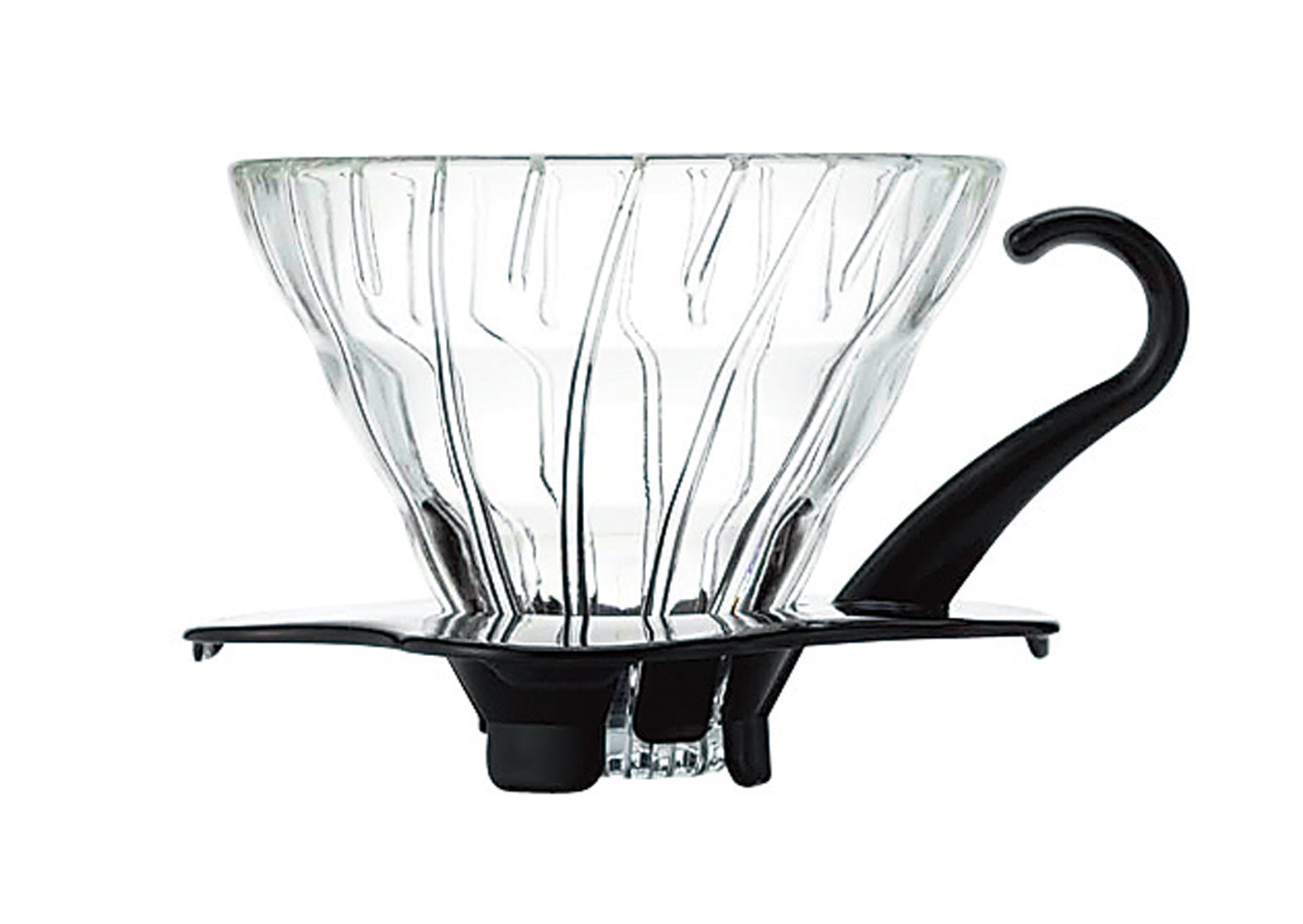 Hario vdg-01b glass coffee dripper black