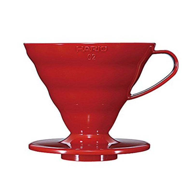 Filtro a goccia rosso per caffè Hario vd-02r coffee dripper v60 02