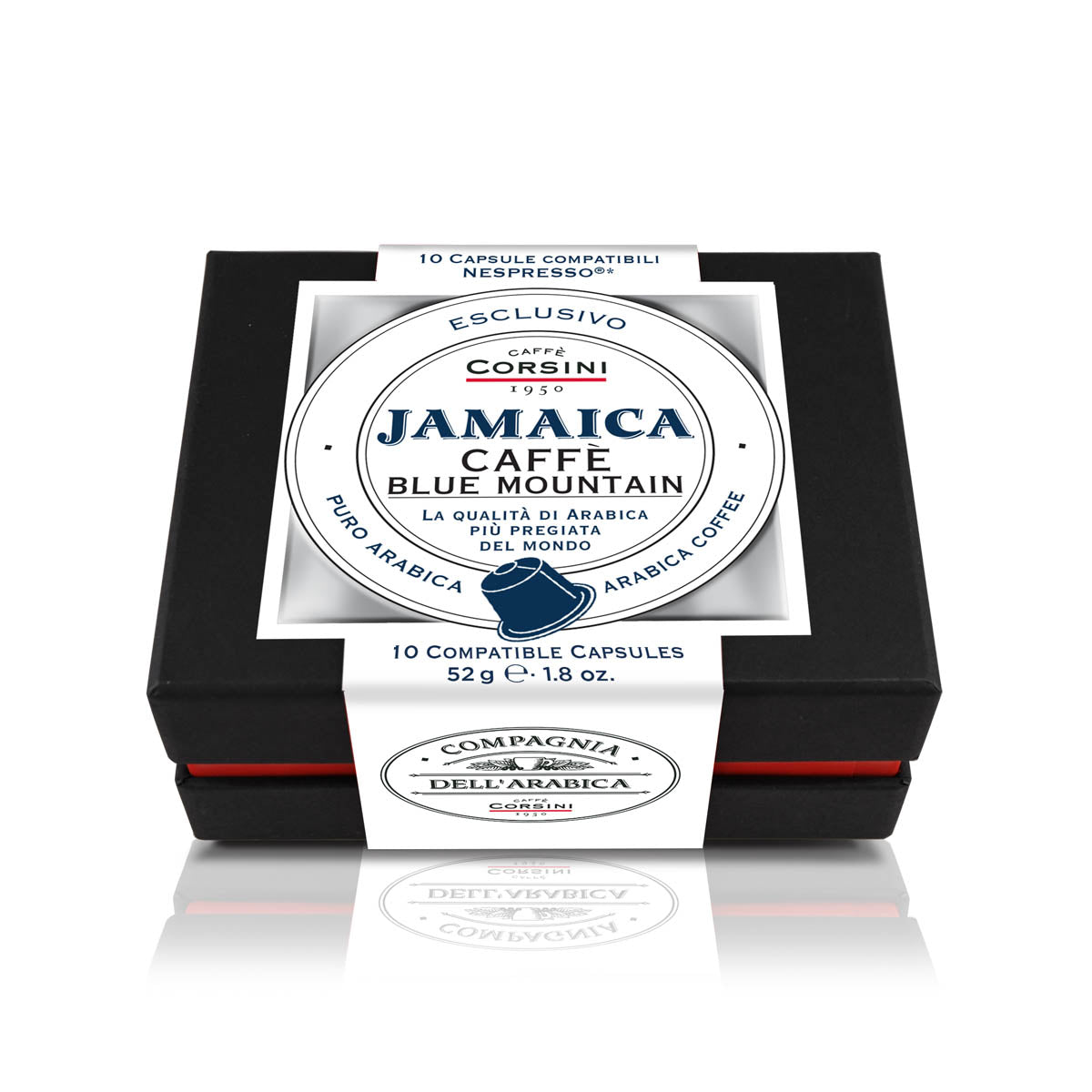 10 capsule di caffè Jamaica compatibili Nespresso® | Jamaica | 100% Arabica | Cartone con 12 confezioni