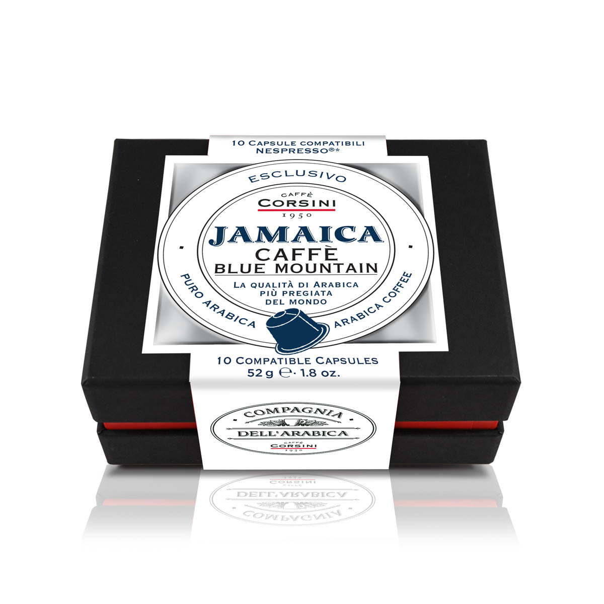 10 Nespresso® compatible Jamaica coffee capsules | Jamaica | 100% Arabica | Box of 12 packs