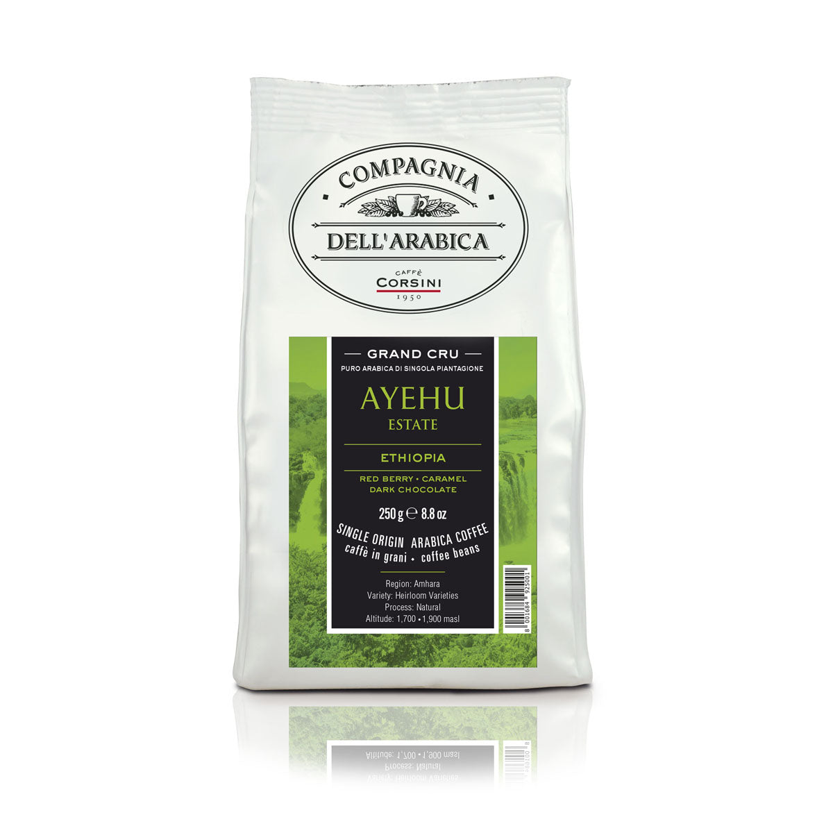 Coffee beans | Ayehu Ethiopia | 100% Arabica | 250g | Box of 12 packs