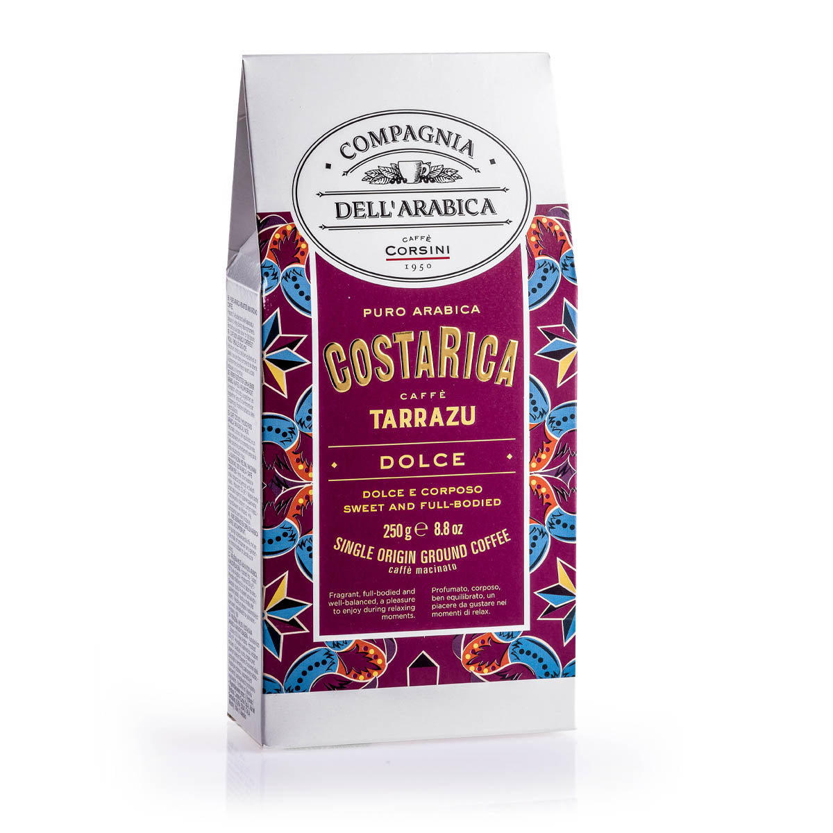 Ground coffee | Costa Rica | 100% Arabica | 250g | Box of 12 packs