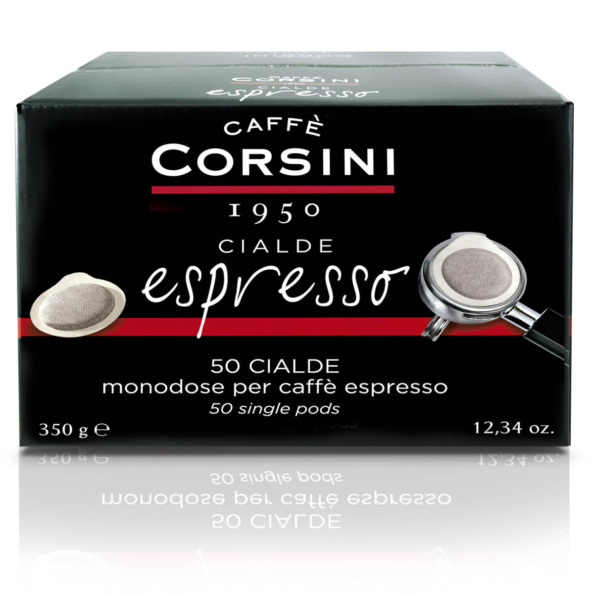 Espresso | 50 cialde di caffè in ogni confezione | Cartone con 4 confezioni