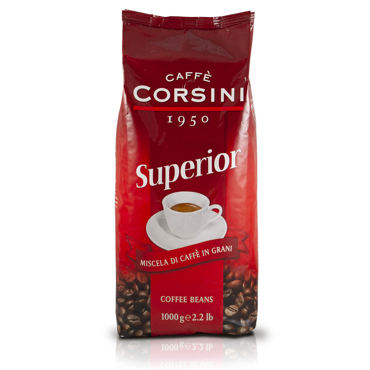 Caffè in grani | Superior | 1Kg | Cartone con 8 confezioni