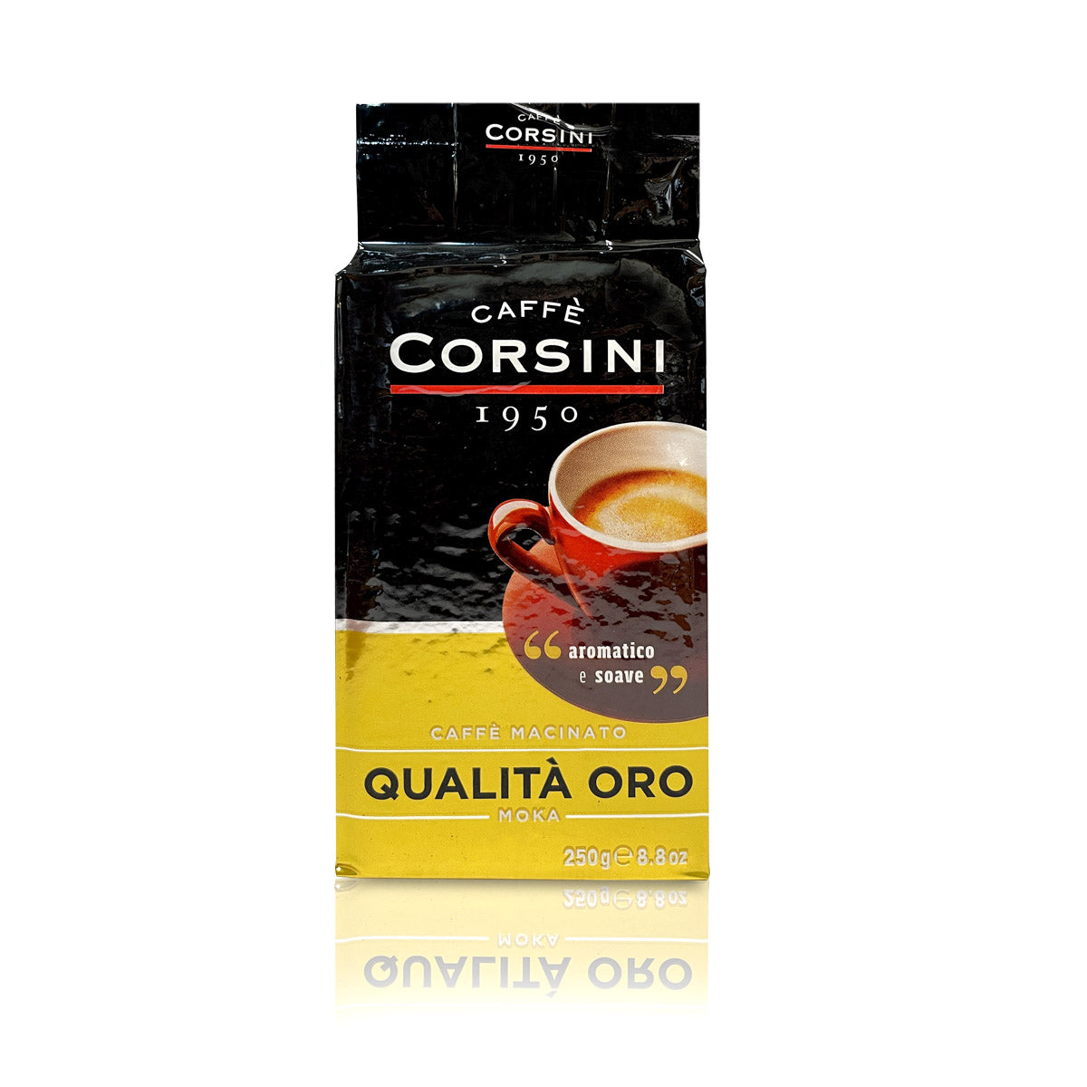Ground coffee | Qualità Oro | 250g | Box of 20 packs