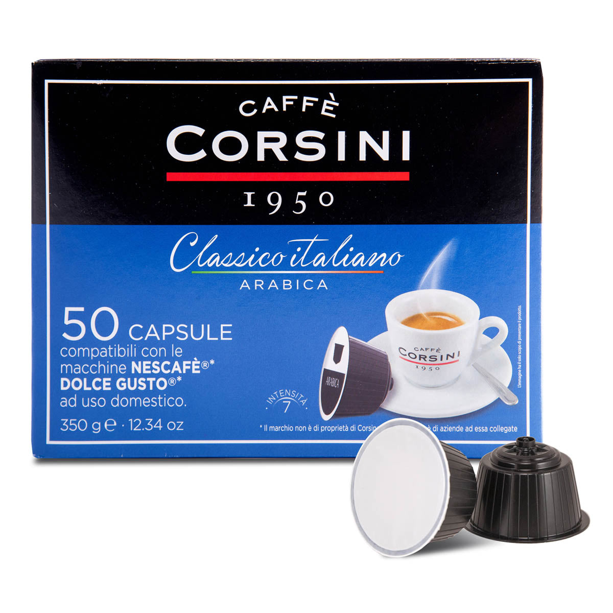 Capsule di caffè compatibili Nescafè® Dolce Gusto® | Arabica Classico Italiano | 50 pezzi