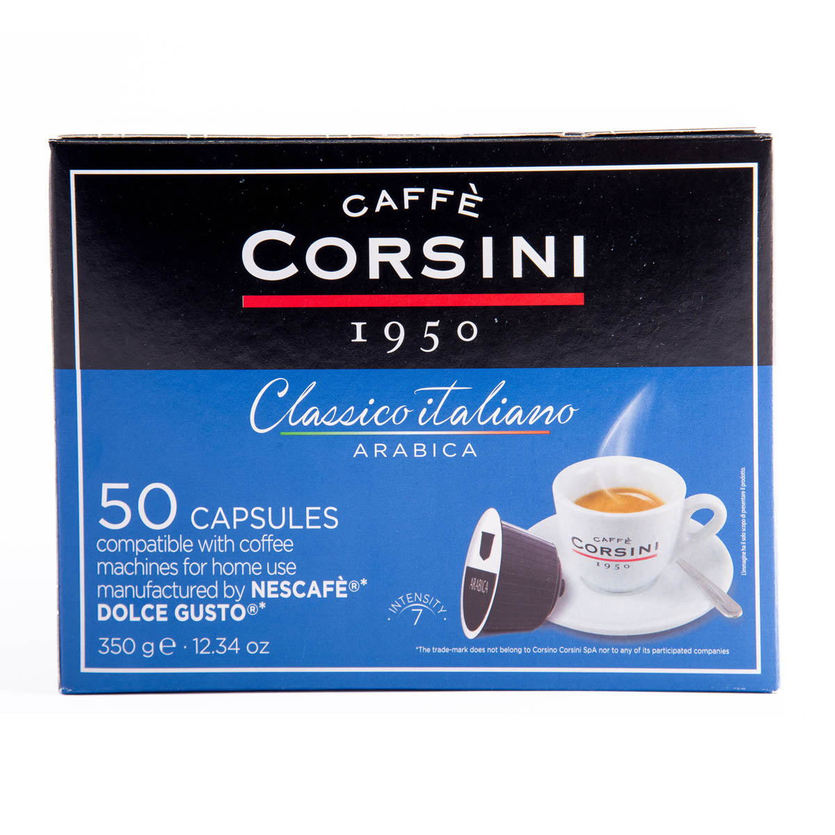 50 capsule di caffè compatibili Nescafè® Dolce Gusto® | Arabica Classico Italiano | Cartone con 4 confezioni