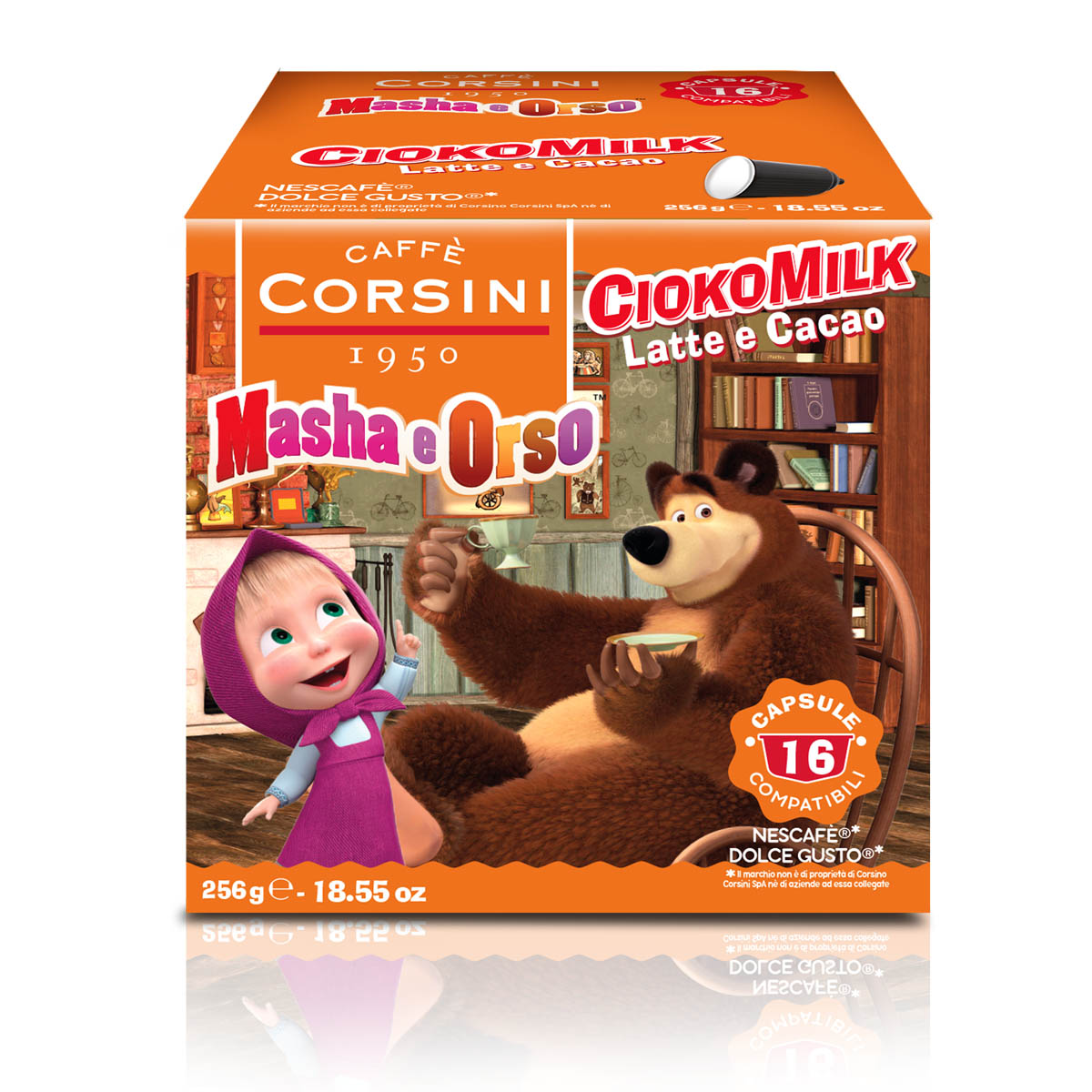 Nescafè® Dolce Gusto® compatible capsules | Beverage mix | Milk and cocoa | Box of 6 packs