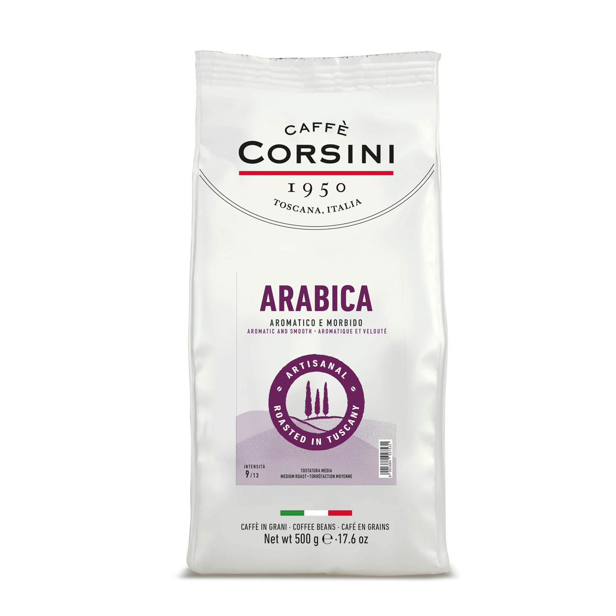 Miscela 100% Arabica, caffè in grani 500g | Nuova gamma home Caffè Corsini