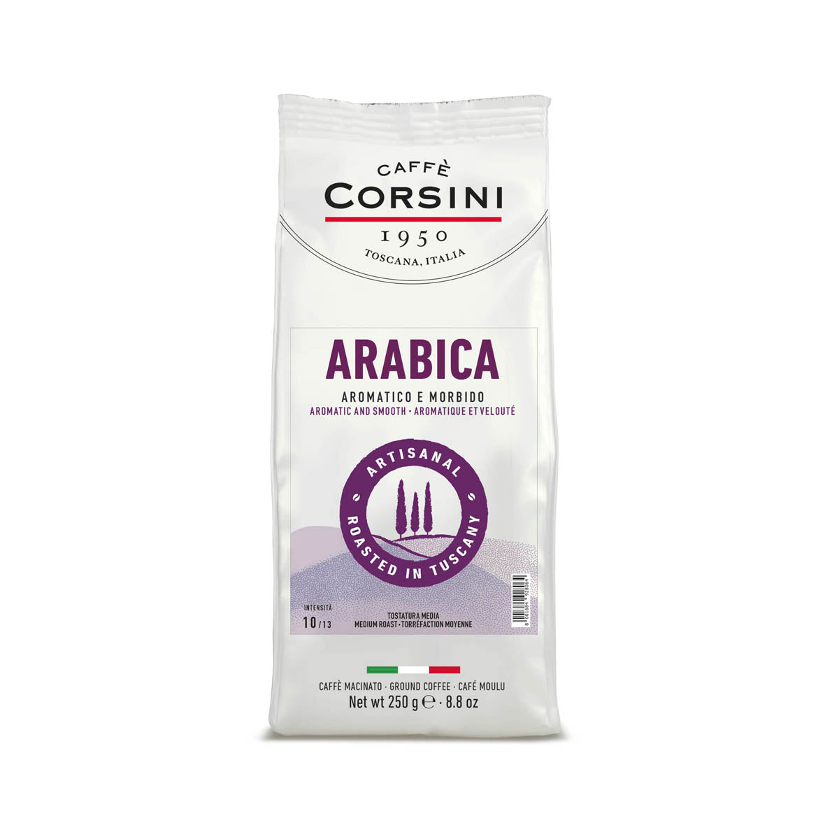 Miscela 100% Arabica, caffè macinato 250g | Nuova gamma home Caffè Corsini