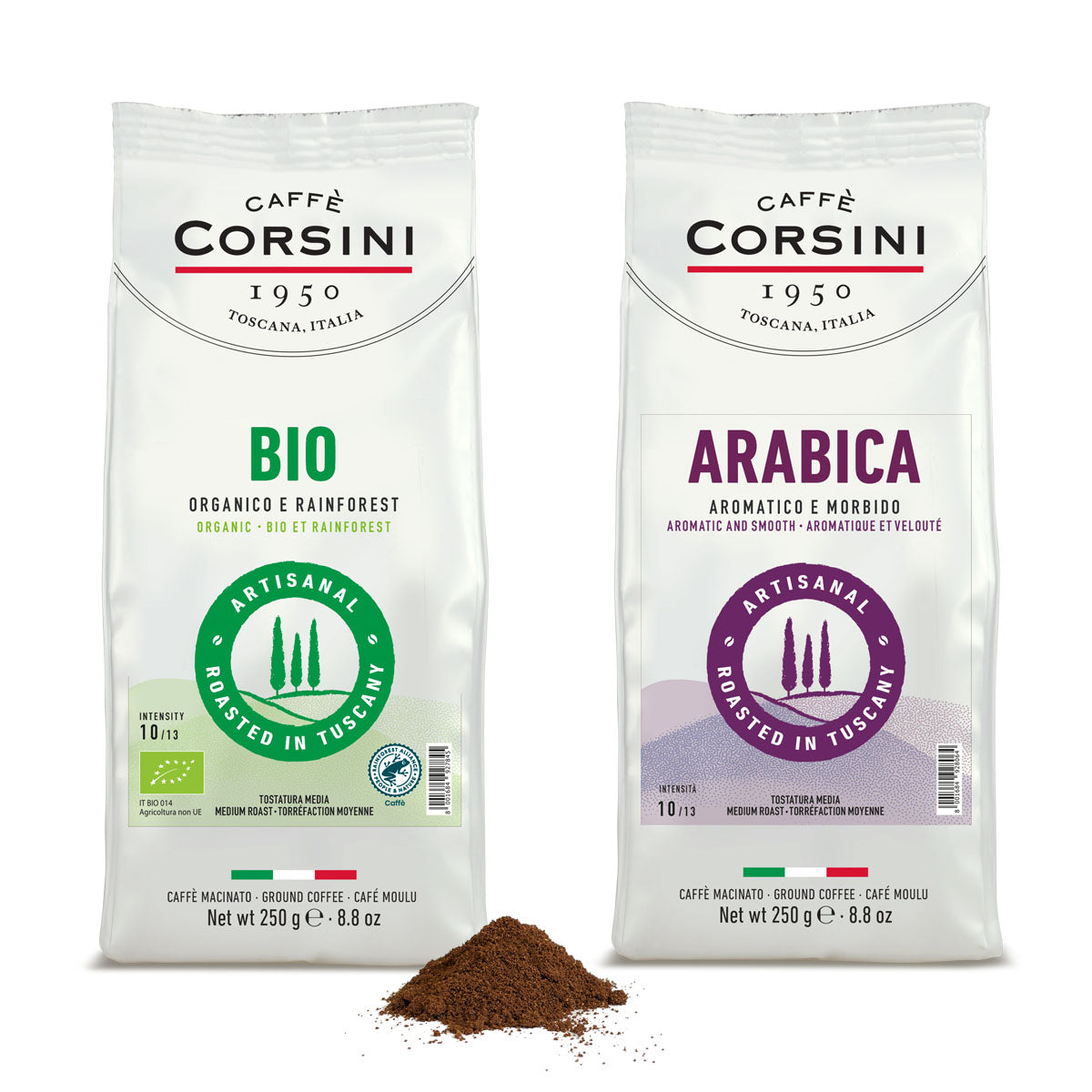 Ground coffee | Velvety aromas | 2x250