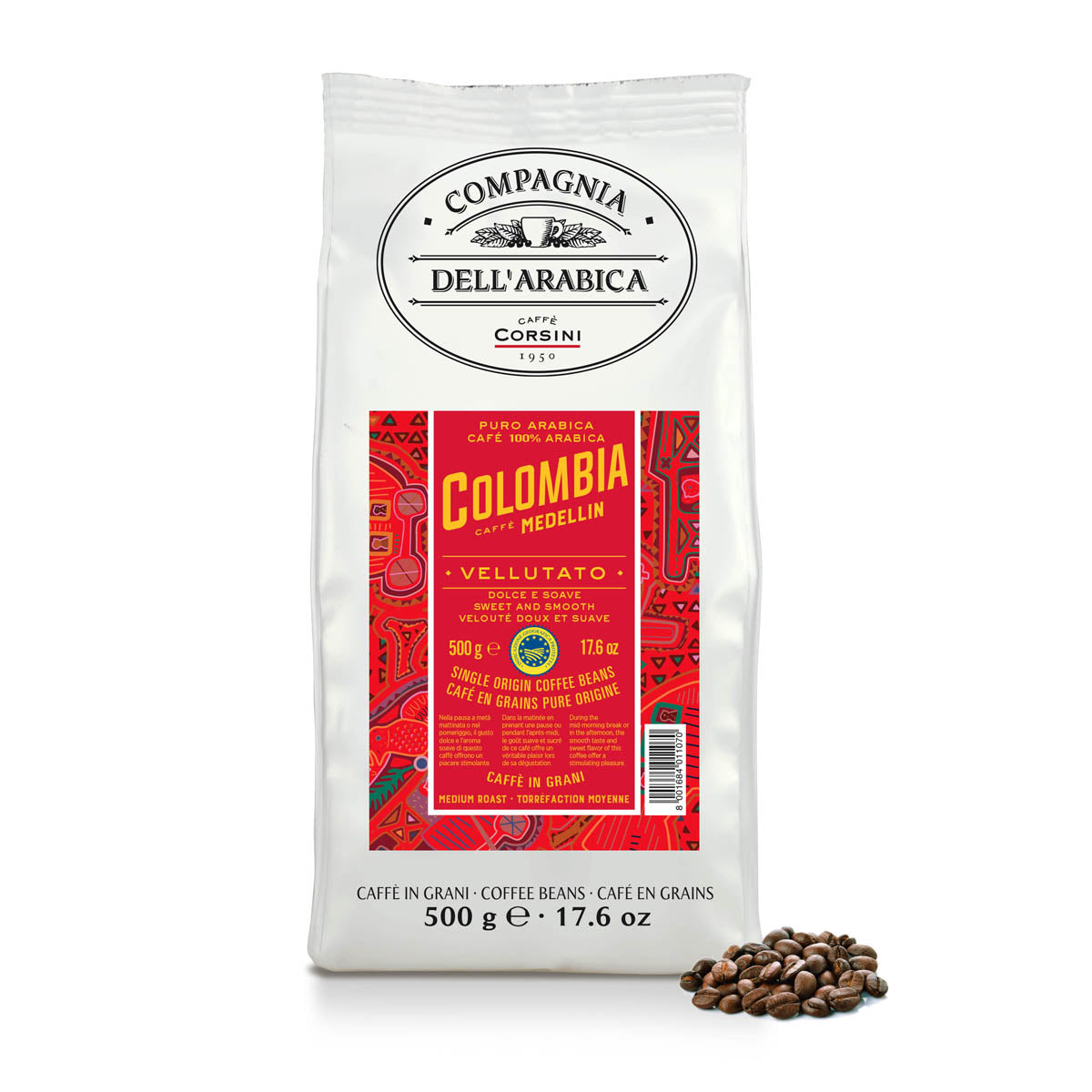 Coffee beans | Colombia Medellin| 100% Arabica | 500g | Box of 15 packs
