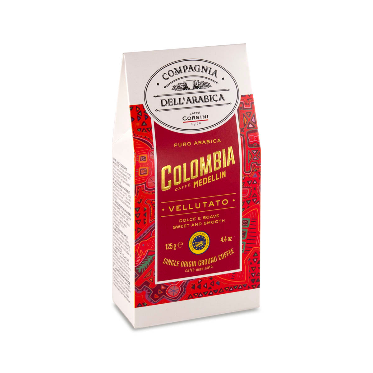 Ground coffee | Colombia Medellin | 100% Arabica | IGP | Pack of 125g