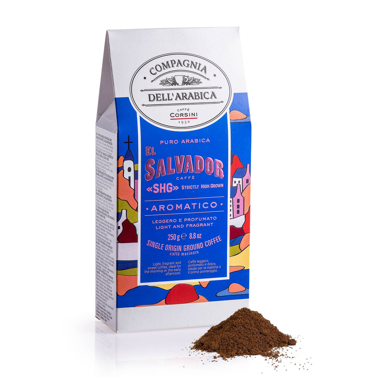 Ground coffee | El Salvador | 100% Arabica | 250g | Box of 12 packs
