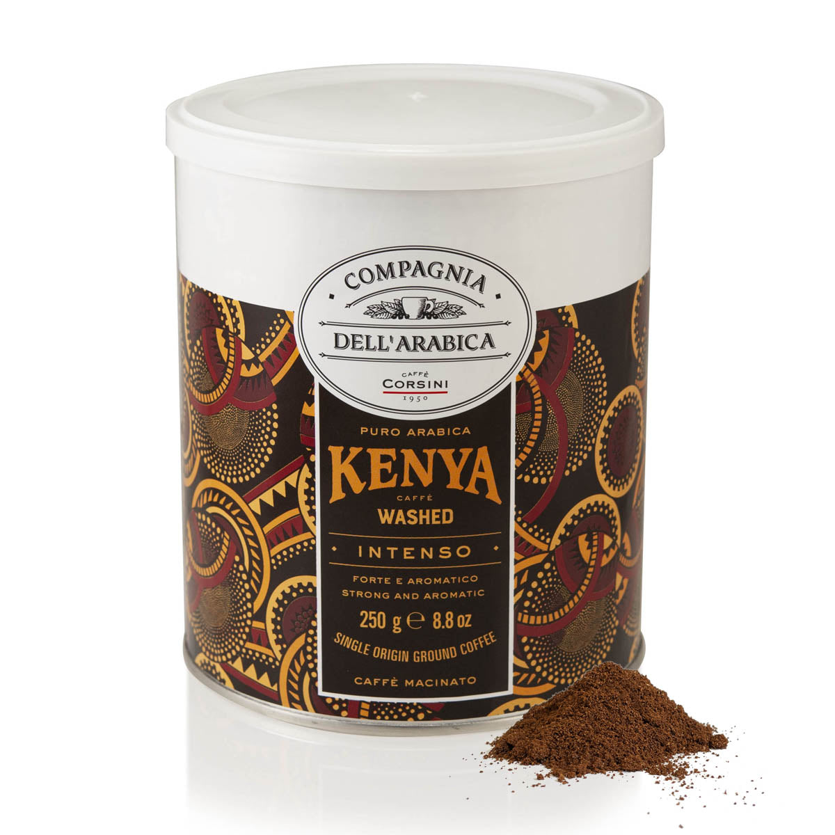 GROUND COFFEE | KENYA WASHED | 100% ARABICA | CAN OF 125G
