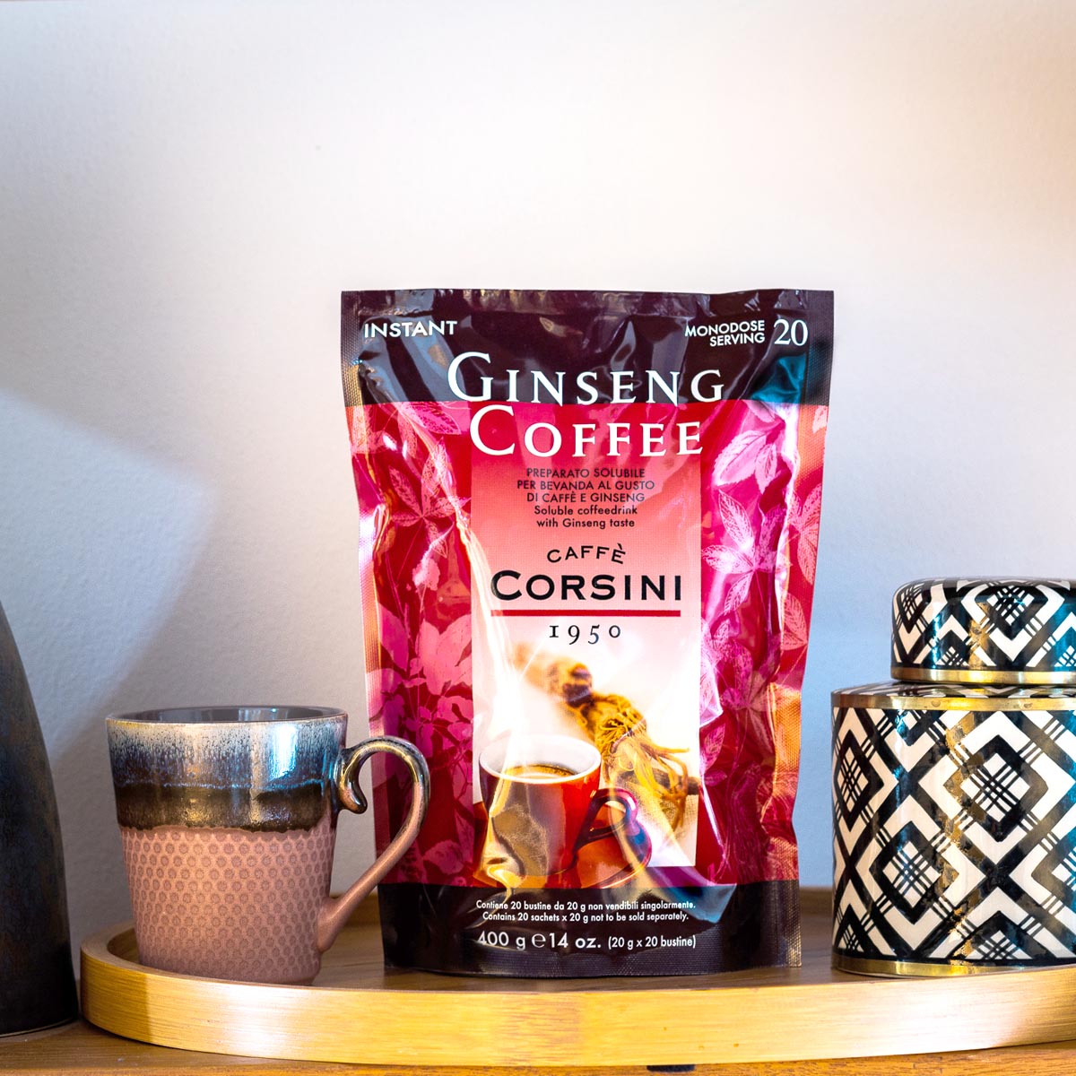 Ginseng coffee | 20 bustine monodose da 20 grammi ciascuna